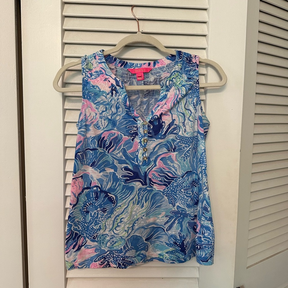 Lilly Pulitzer Short Sleeve Top Size XS